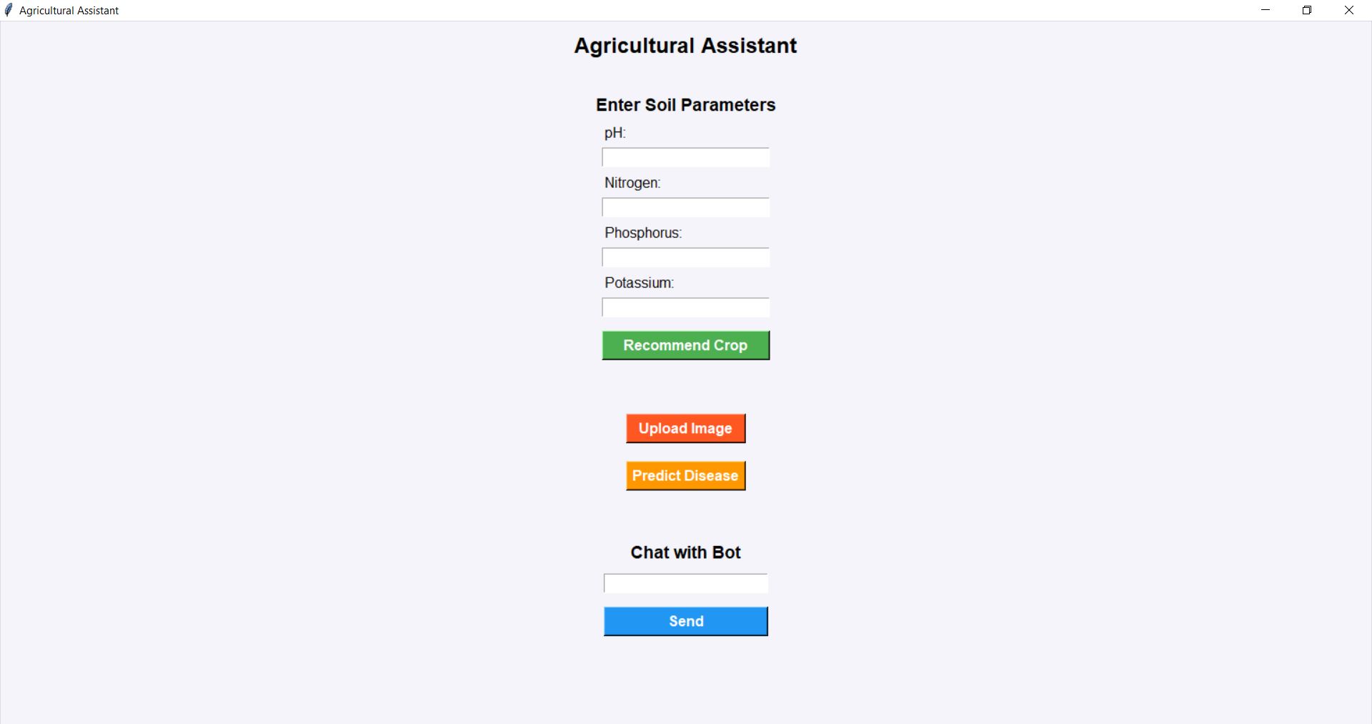 Agricultural Assistant App